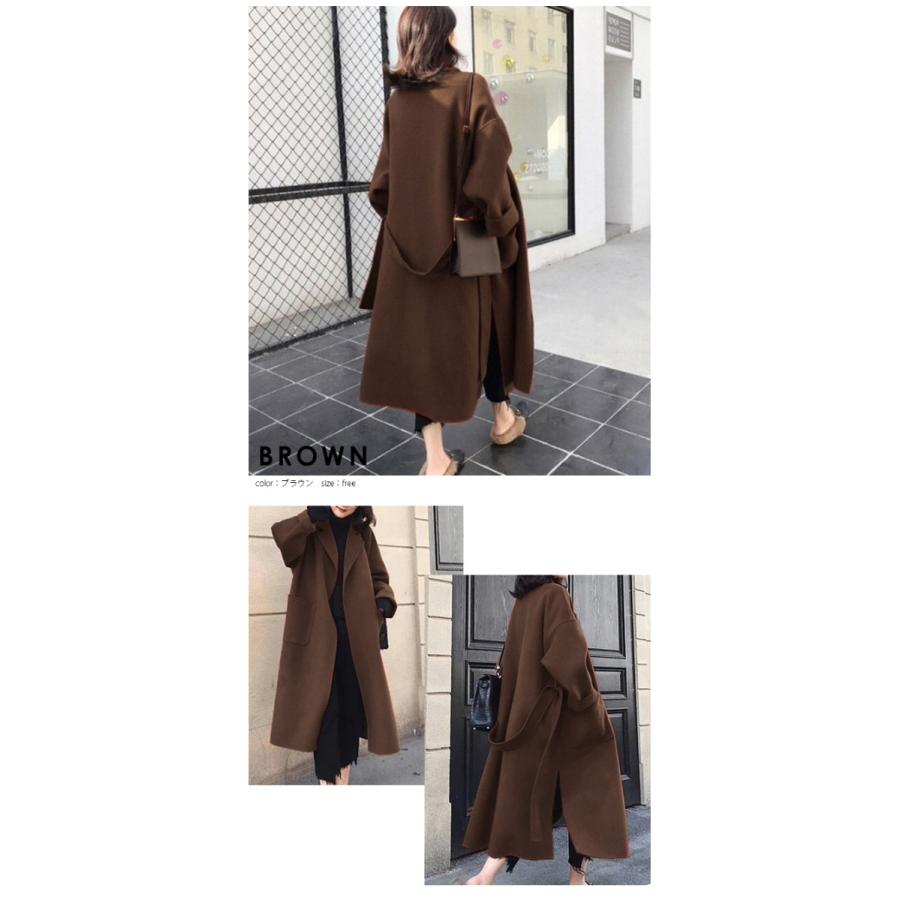 アナイ ガウンコート ダブルフェイス ロング Aライン ベルト ベージュ M 美品 アナイ ANAYI ダブルクロスフード ラップコート ロングコート