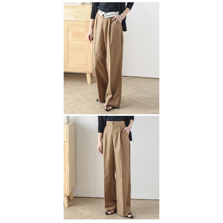 ハイウエストパンツ ロングパンツ 2way レディース 2025春夏【lsbt301