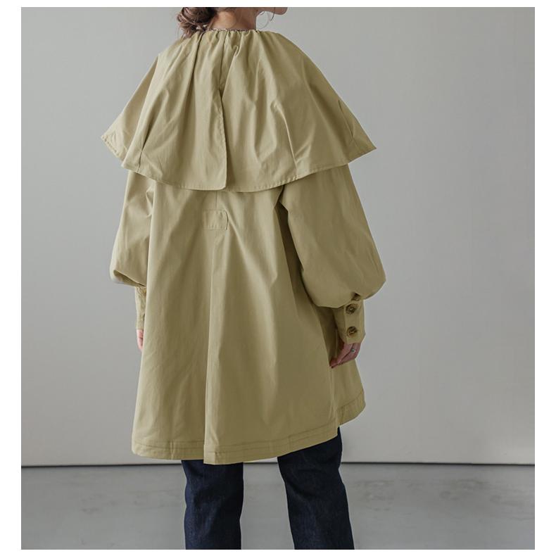 ショートトレンチコート アウター ケープ 【lsot205-366】【co25