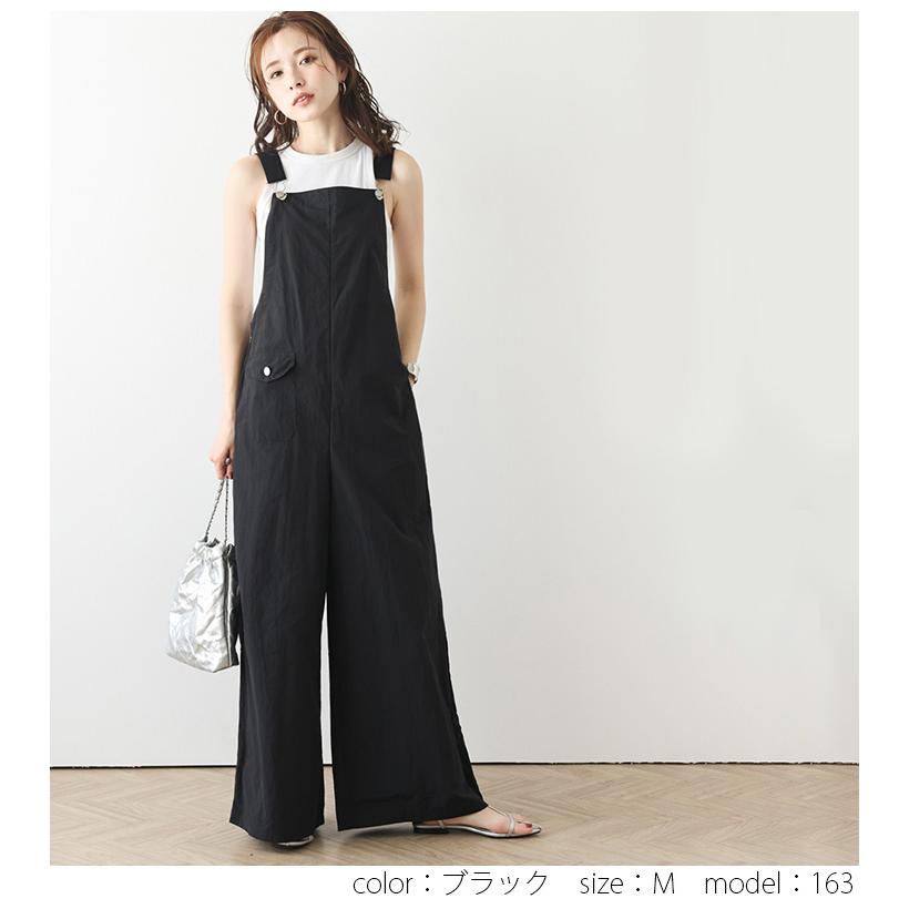 アンリアン　iラインサロペット サロペット ワークサロペット ゆったり ワイドパンツ【lssrss24-368