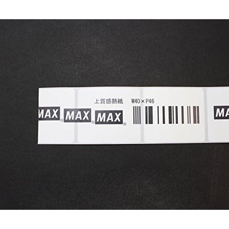 マックス ラベル 上質感熱紙 ラベルプリンタ用 6巻入 LP-S4046 - 1