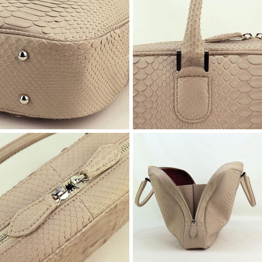 レザック ブリーフケース ダイヤモンドパイソン ブリーフケース LE'SAC ROMA TAUPE（トープ）返品交換不可の画像