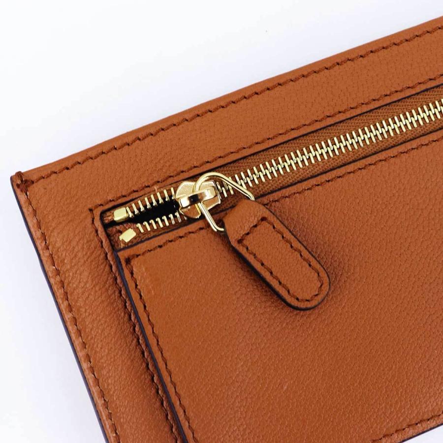 専門店では 新品 FATTORIA del CUOIO レザー カードケース チョコ