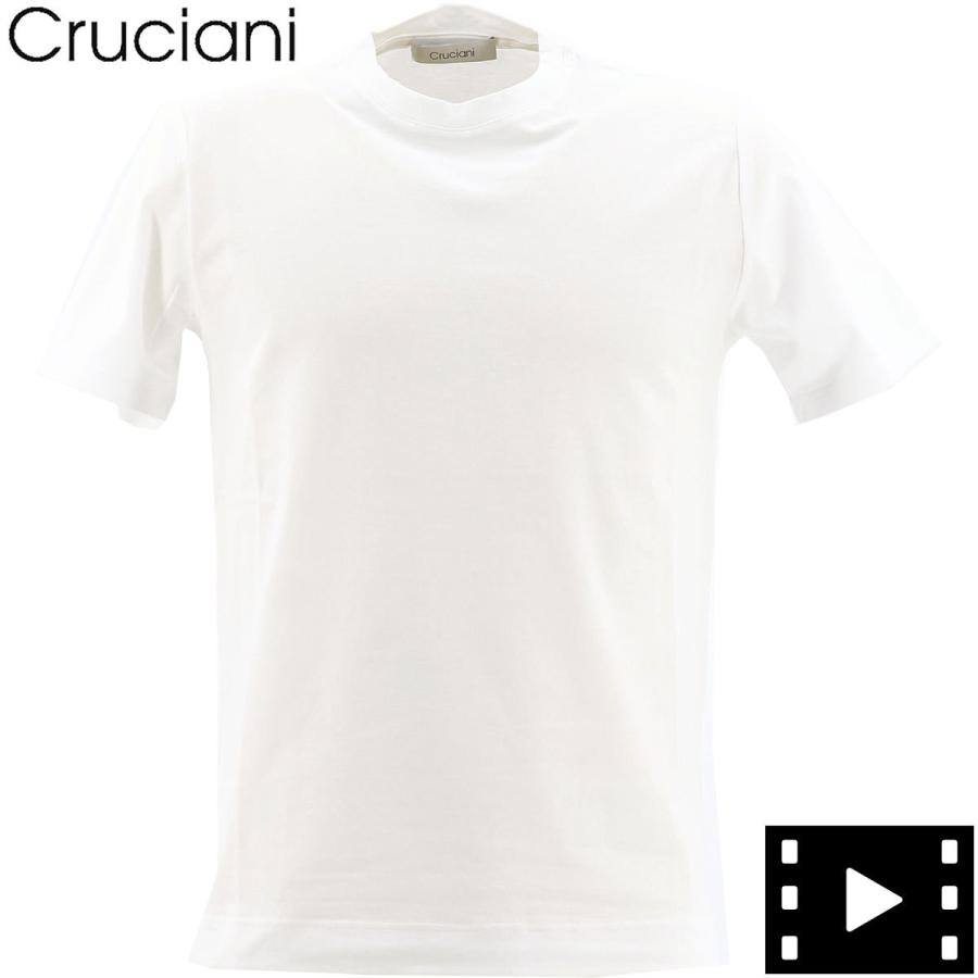 クルチアーニ Tシャツ メンズ コットン クルーネック 半袖 Tシャツ 