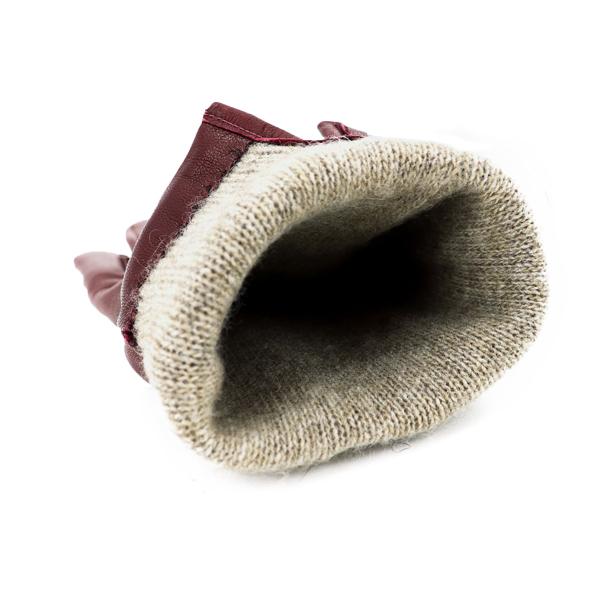 Correale gloves メンズ シープスキン　ナッパレザー カシミア グローブ 手袋  CRM-6001 CRG（ワイン） 【ヒューゴ】