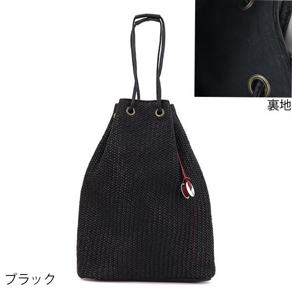 ファットリア デル クオーイオ バッグ イントレチャート 巾着型 レザー