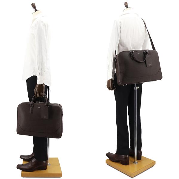 ペッレモルビダ ブリーフケース CAPITANO キャピターノ 型押しレザー 2WAY 2ルーム ブリーフバッグ PELLE MORBIDA PMO-CA014A PMOの画像
