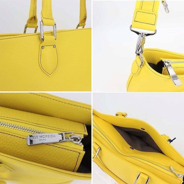 ペッレモルビダ トートバッグ 限定カラー シュリンクレザー 横型 2WAY トートバッグ PELLE MORBIDA PMO-MB048PO PMOの画像