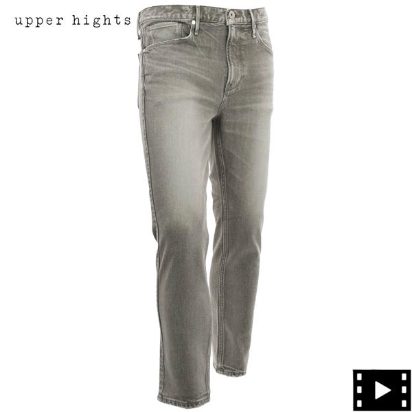 お歳暮 アッパーハイツ デニム メンズ ストレッチ スリムテーパードデニム Upper Hights The Nine Uph Ankle Slim Tapered 13mm0902spa Sepia 国内正規品 Testing Decorporate Ca