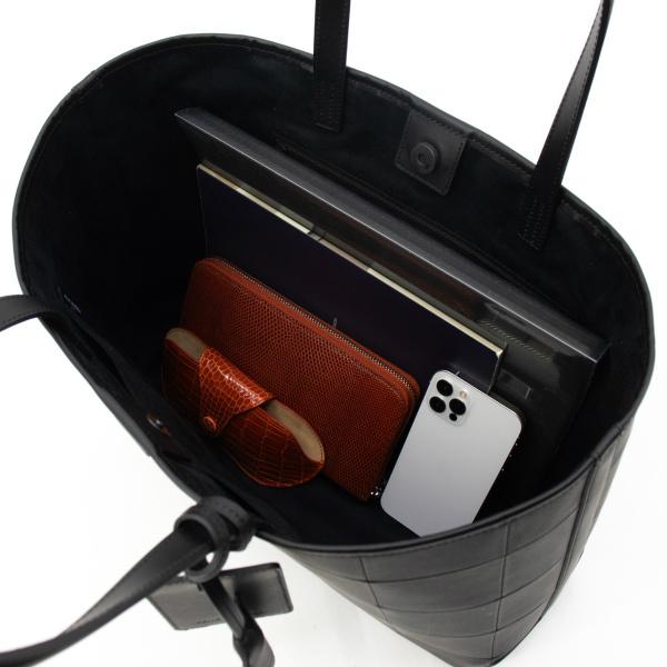 ペッレモルビダ トートバッグ マラケシュ チェック レザートートバッグ PELLE MORBIDA MARRAKECH PMO-MB064MA PMOの画像