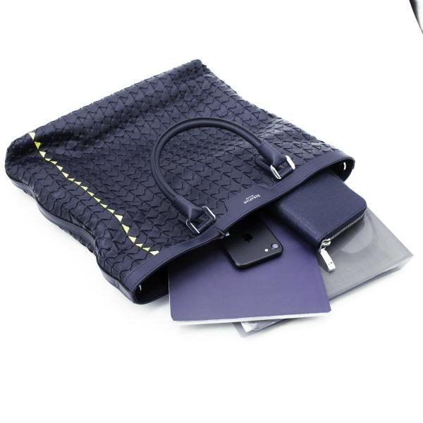 セラピアン トートバッグ カーフレザー 2WAYトートバッグ SERAPIAN Mosaico VERTICAL TOTE MOSA7109-M33 SRP 返品交換不可の画像