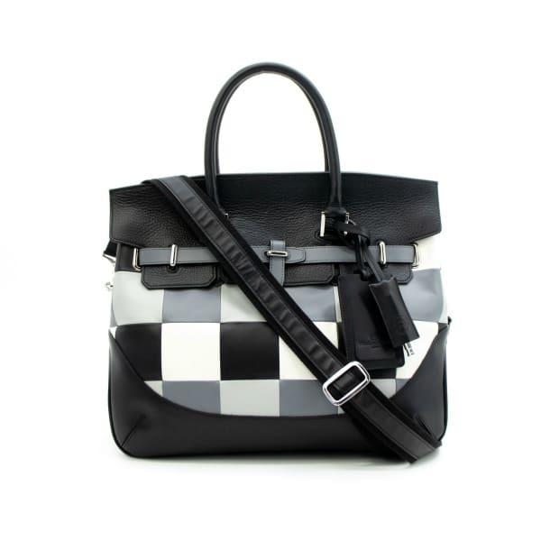 ペッレモルビダ ボストンバッグ マラケシュ チェック 2WAY レザー被せボストンバッグ PELLE MORBIDA MARRAKECH PMO-MAJOREL PMOの画像