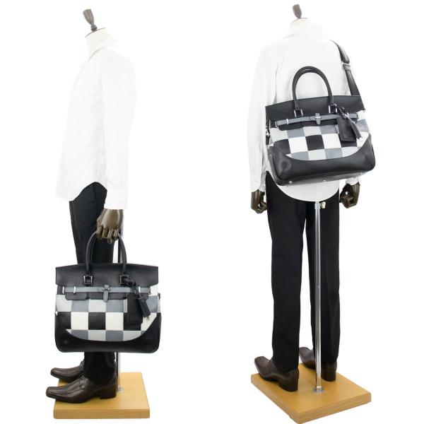 ペッレモルビダ ボストンバッグ マラケシュ チェック 2WAY レザー被せボストンバッグ PELLE MORBIDA MARRAKECH PMO-MAJOREL PMOの画像