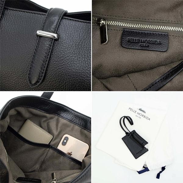 ペッレモルビダ バッグ トートバッグ メイデンヴォヤージュ 牛革 シュリンクレザー 縦型トートバッグ PELLE MORBIDA Maiden Voyage PMO-MB069 PMOの画像