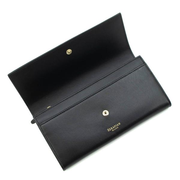 セラピアン 財布 レザー フラップウォレット 長財布 SERAPIAN Mosaico CONTINENTAL WALLET MOS720419A SRP 返品交換不可の画像