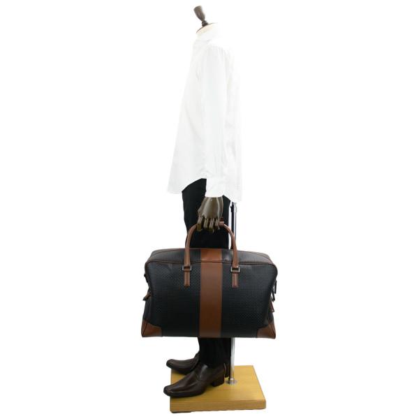 セラピアン ボストンバッグ PVC型押し 2WAYダッフルバッグ ショルダーベルト付き SERAPIAN Stepan sust STEPAN 72 DUFFLE SRSTSMTR722350ABI5 SRP 返品交換不可の画像