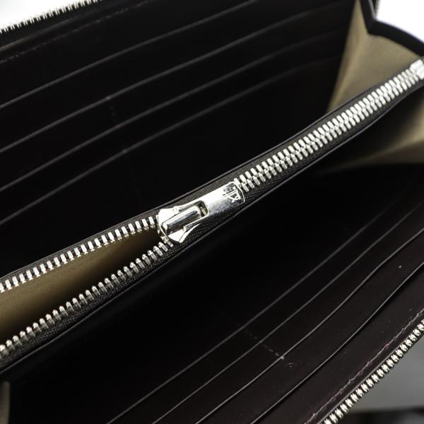 レザック 財布 ナイルクロコダイル レザー ラウンドジップ 長財布 LE'SAC 8166 LSC CHOCOの画像