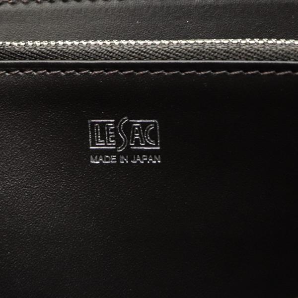レザック 財布 ナイルクロコダイル レザー ラウンドジップ 長財布 LE'SAC 8166 LSC CHOCOの画像