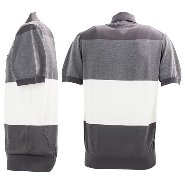 Felisi - フェリージゴルフ　ニットポロ Felisi フェリージゴルフ ウェア メンズ ストライプニットポロ