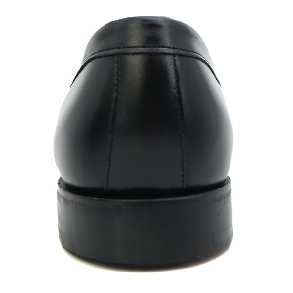 ジョセフ チーニー レザーシューズ メンズ カーフレザー コインローファー ハドソン JOSEPH CHEANEY HUDSON JCN 100160 BLACK CALF 返品交換不可の画像