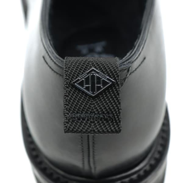 ダブルエイチ レザーシューズ メンズ EXゴアバーンレザー 外羽根