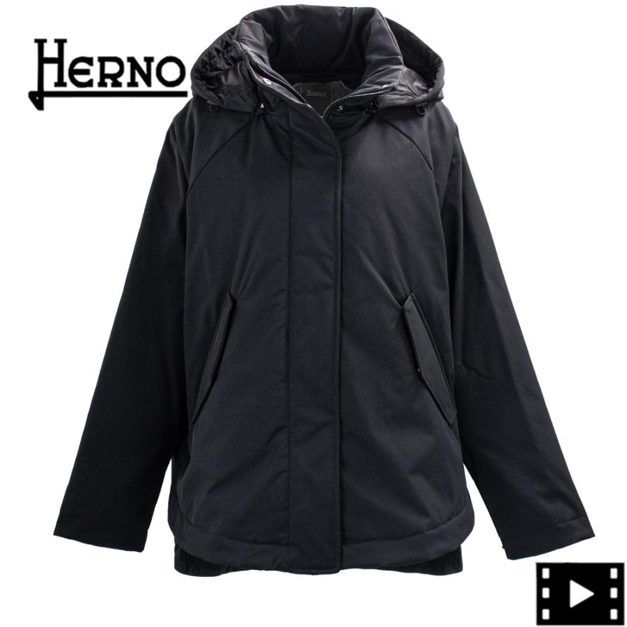 HERNO ヘルノ ダウン レディース ラミナー フーテッドコート Laminar 