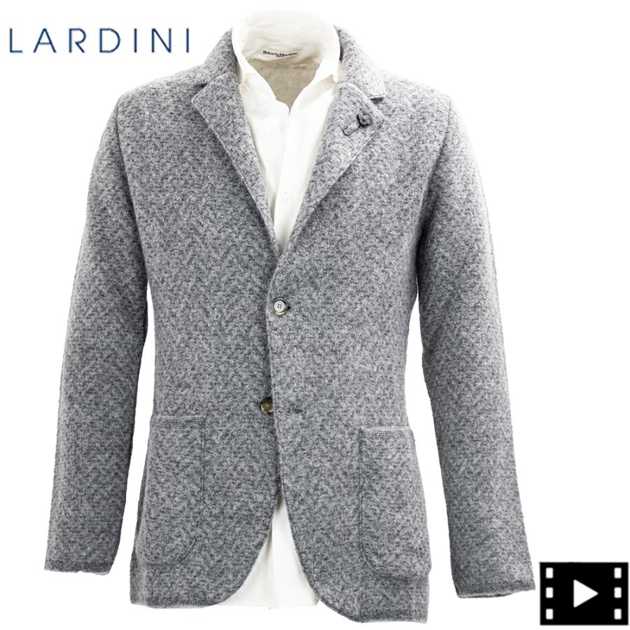 LARDINI ラルディーニ ジャケット メンズ アルパカ ウール シングル 