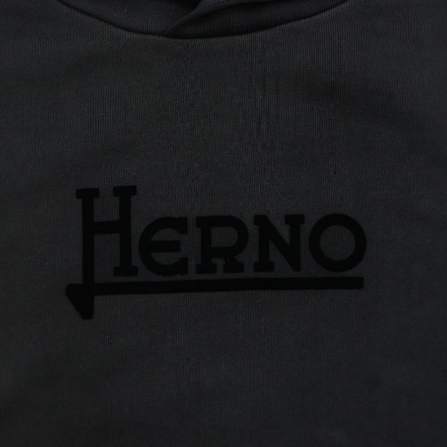 HERNO ヘルノ パーカー メンズ コットン スウェット プルオーバー JG000213U HER 52075 9300 : ラグラグ ...