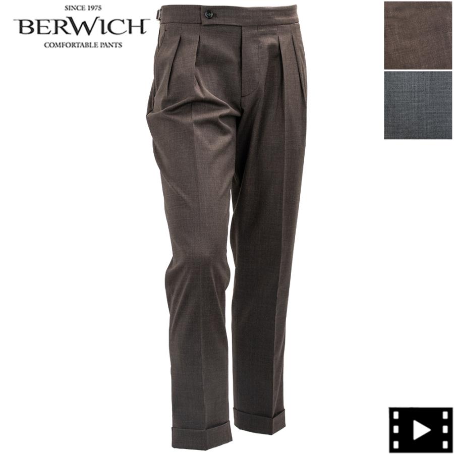 BERWICH（ベルウィッチ） パンツ メンズ ストレッチ サマーウール 2