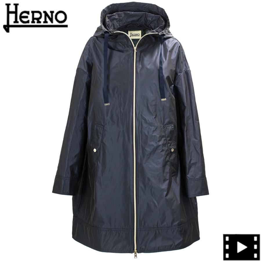 HERNO ヘルノ コート レディース ポリエステル フーデットコート HERNO ヘルノ コート レディース ポリエステル フーデットコート