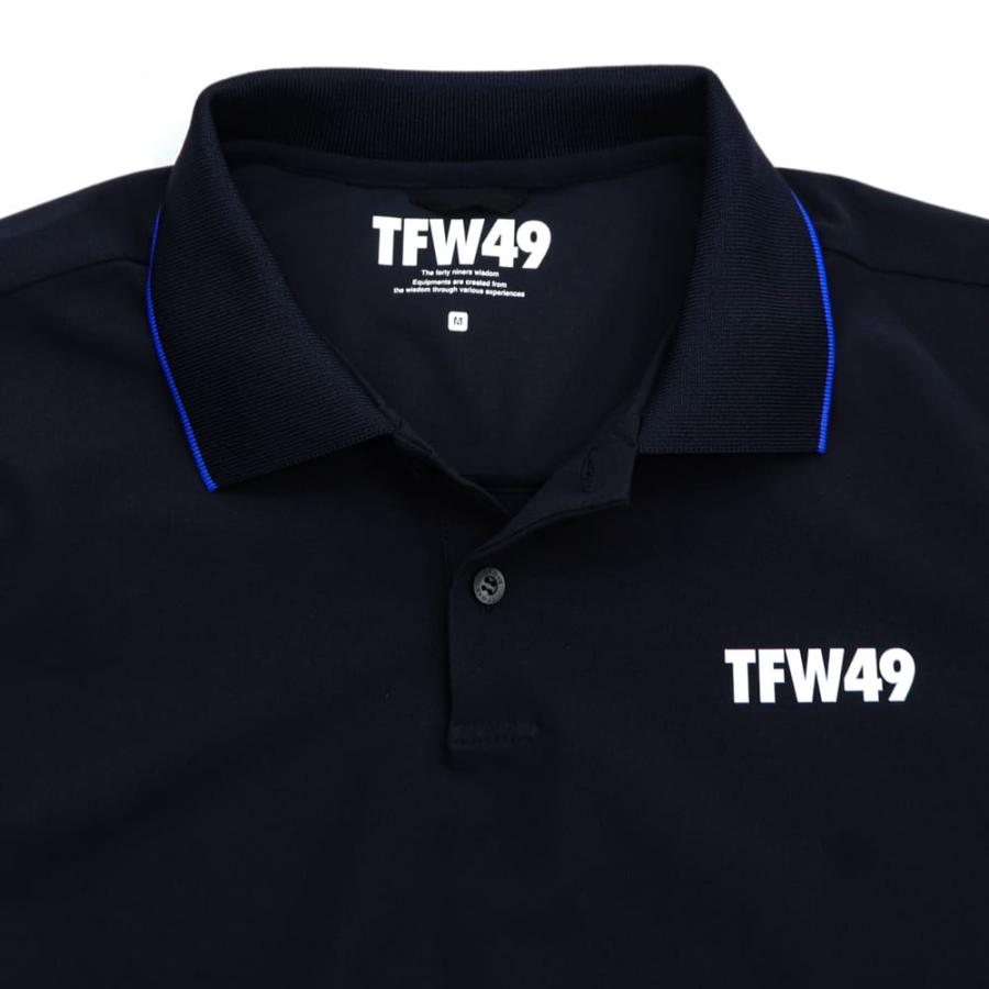 ティーエフダブリュー49 ゴルフ ウェア メンズ シグネチャーショートスリーブレギュラーポロ TFW49 SIGNATURE SS REGULAR POLO T102610013 TFWの画像
