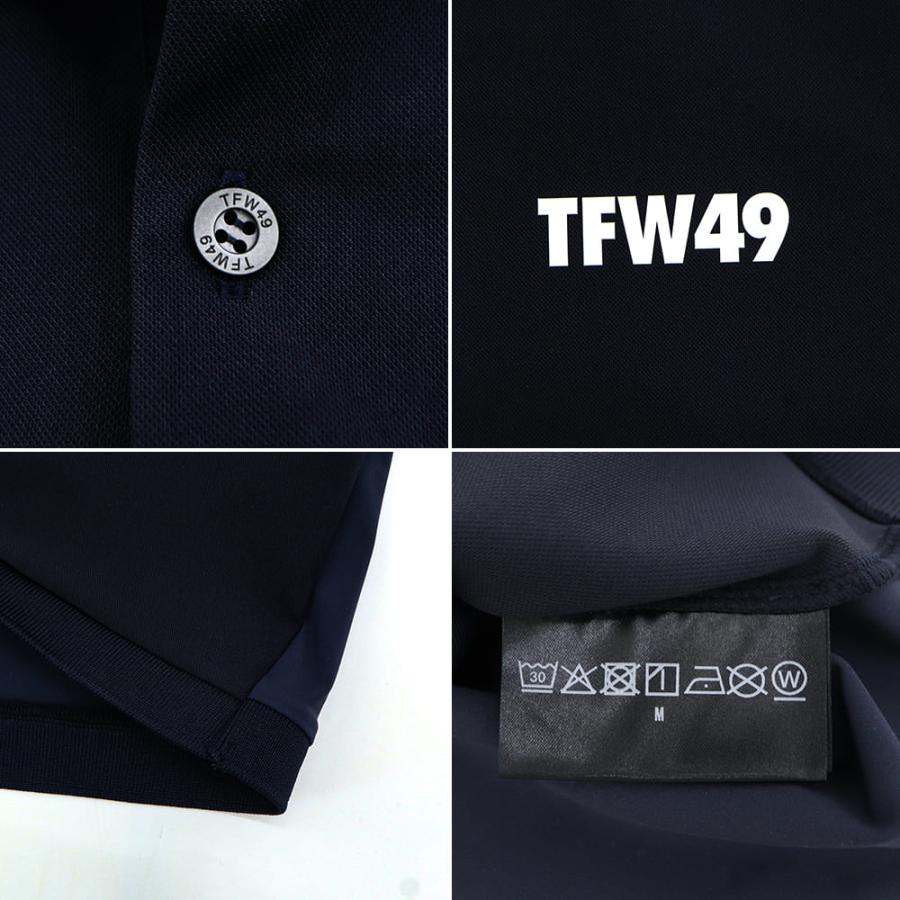 ティーエフダブリュー49 ゴルフ ウェア メンズ シグネチャーショートスリーブレギュラーポロ TFW49 SIGNATURE SS REGULAR POLO T102610013 TFWの画像