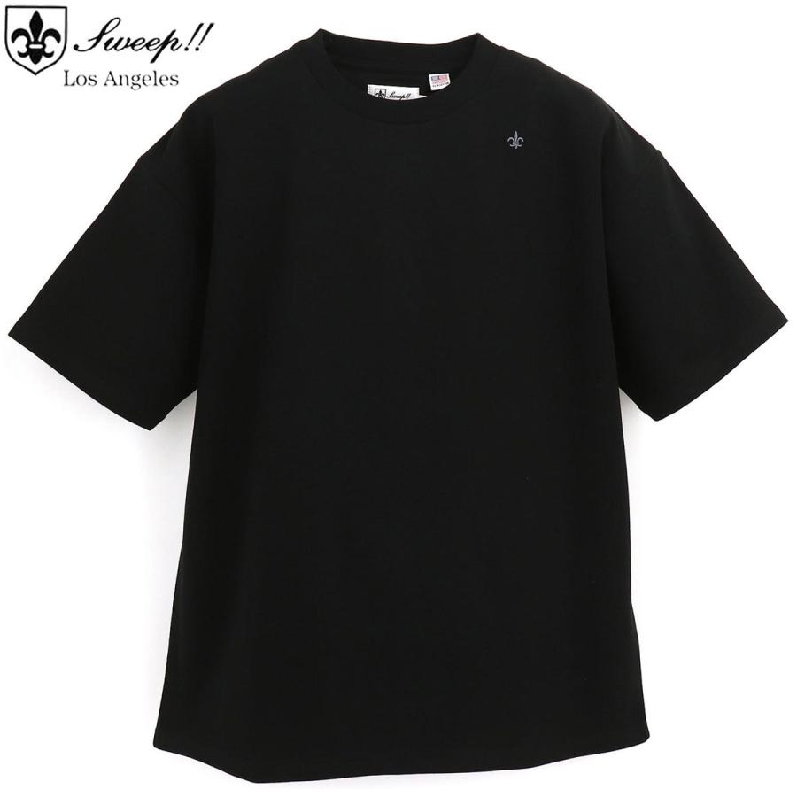 スウィープ ロサンゼルス Tシャツ メンズ 吸水速乾 クルーネック BIGシルエットTシャツ Sweep!! LosAngeles SL160005 SWP BLACK（ブラック）｜laglagmarket