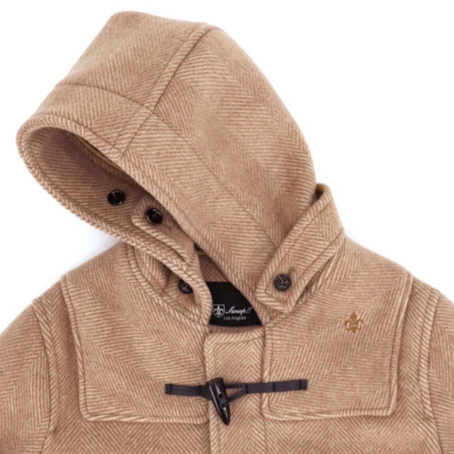 スウィープロサンゼルス コート メンズ プレミアム ダッフルコート SWP Sweep!! LosAngeles CAMEL（キャメル） 返品交換不可の画像
