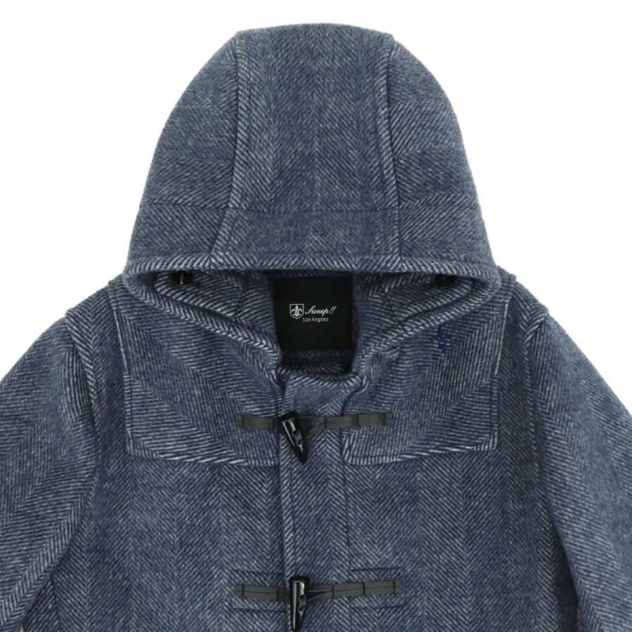 スウィープロサンゼルス コート メンズ プレミアム ダッフルコート SWP Sweep!! LosAngeles NAVY（ネイビー） 返品交換不可の画像
