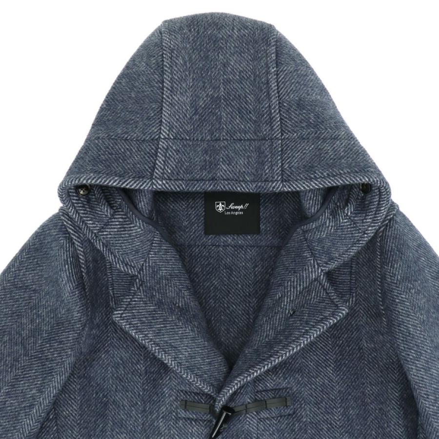 スウィープロサンゼルス コート メンズ プレミアム ダッフルコート SWP Sweep!! LosAngeles NAVY（ネイビー） 返品交換不可の画像