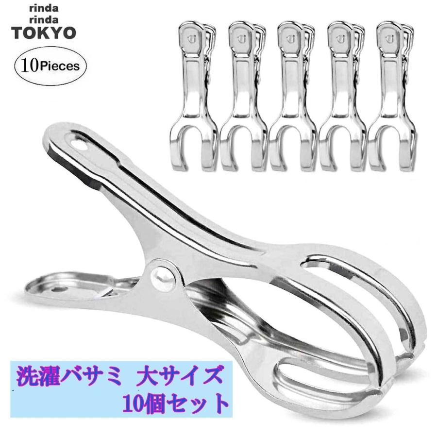 洗濯ばさみ 洗濯バサミ 洗濯 ピンチ 手作業加工済 10個 セット 大