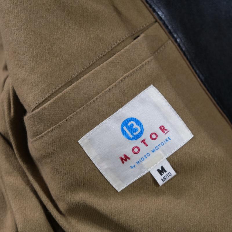 MOTOR NEW VINTAGE  モーター【ITALIAN HORSE FRONT DOUBLE SPORTS JACKET】ホースハイド ダブル スポーツジャケット 馬革 MOTO LEATHERの画像