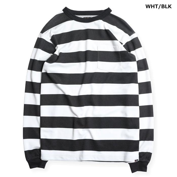 WESTRIDE ウエストライド【POWER DRY BORDER LONG TEE】パワードライ