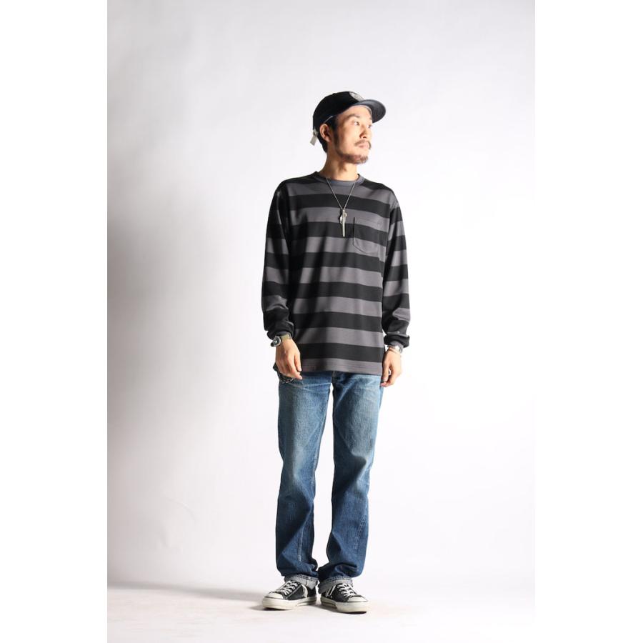 WESTRIDE ウエストライド【POWER DRY BORDER LONG TEE】パワードライ