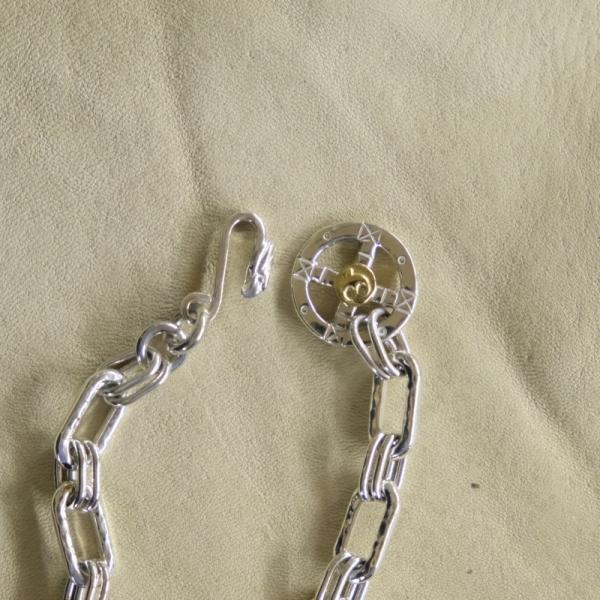 MOTOR NEW VINTAGE モーター【BR-03】【UEDA HANDMADE CHAIN BRACELET