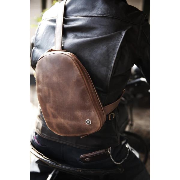 MOTOR NEW VINTAGE モーター【HORWEEN CHROMEXCEL BODY BAG】≪NATURAL