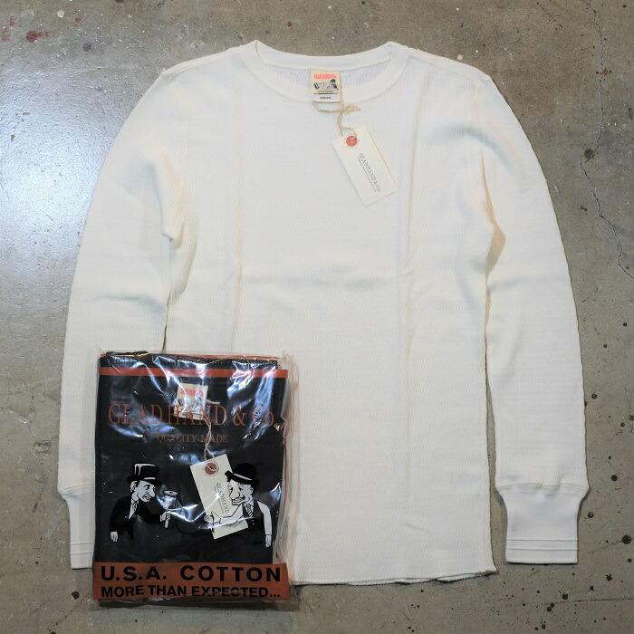 GLADHAND グラッドハンド【GH-10】【WAFFLE L/S T-SHIRTS】 クルー 