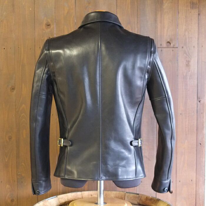 Y'2 LEATHER ワイツーレザー【HVR-42】【HV HORSE SINGLE RIDERS≪BLACK≫】シングルライダース レザージャケット ホースハイド 馬革 日本製の画像