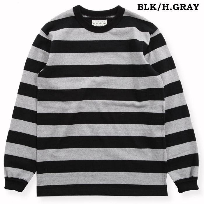 WESTRIDE ウエストライド【HEAVY BORDER LONG TEE】ヘヴィーボーダー