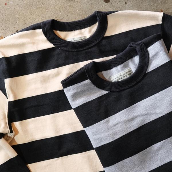 WESTRIDE ウエストライド【HEAVY BORDER LONG TEE】ヘヴィーボーダー