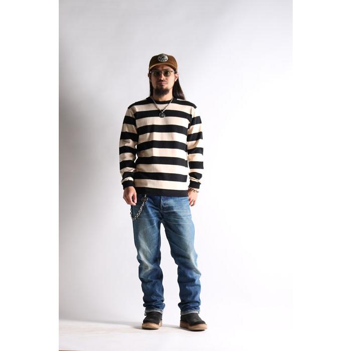 WESTRIDE ウエストライド【HEAVY BORDER LONG TEE】ヘヴィーボーダー