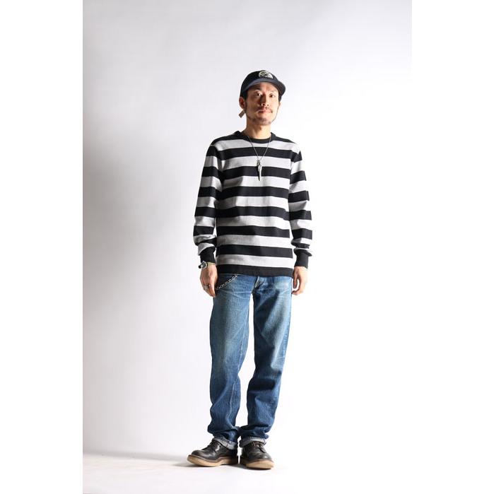WESTRIDE ウエストライド【HEAVY BORDER LONG TEE】ヘヴィーボーダー
