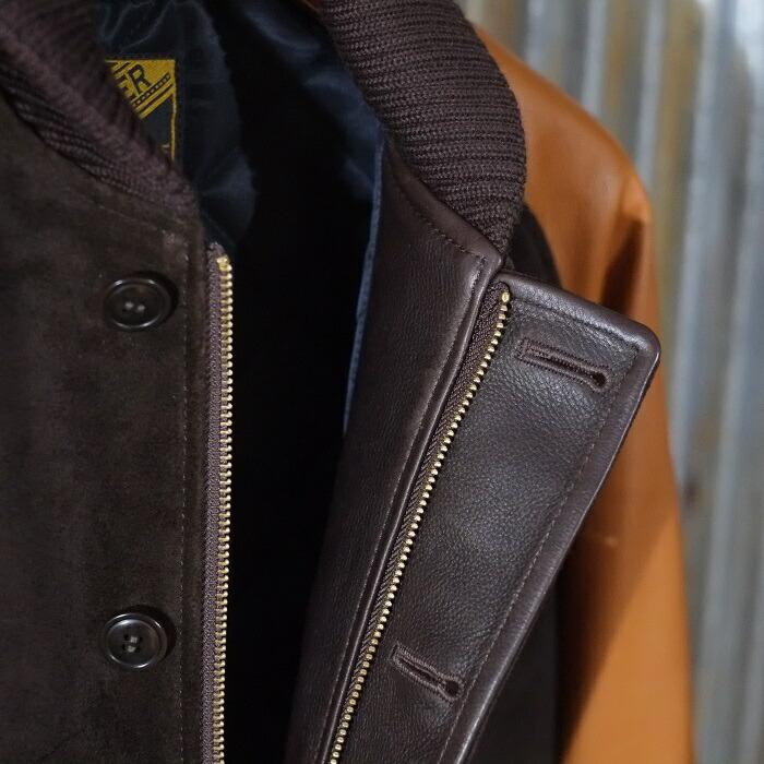 Y'2 LEATHER ワイツーレザー【TB-136】【STEER SUEDE×STEER OIL RIB