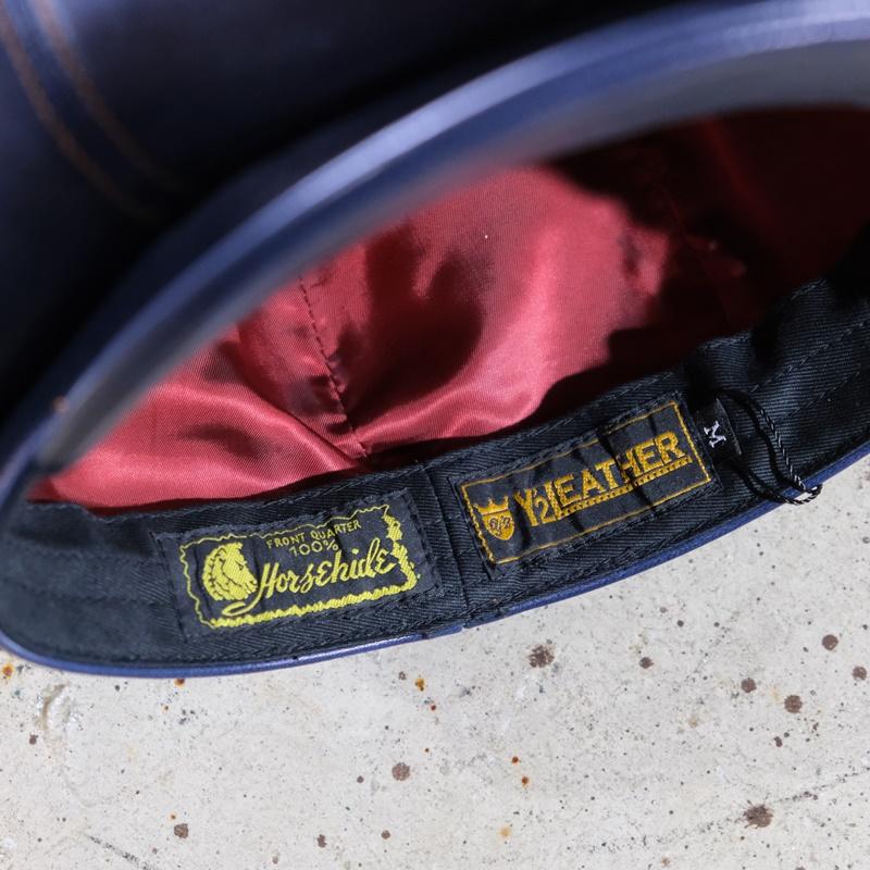 Y'2 LEATHER ワイツーレザー【LC-04】【INDIGO HORSE CASQUETTE